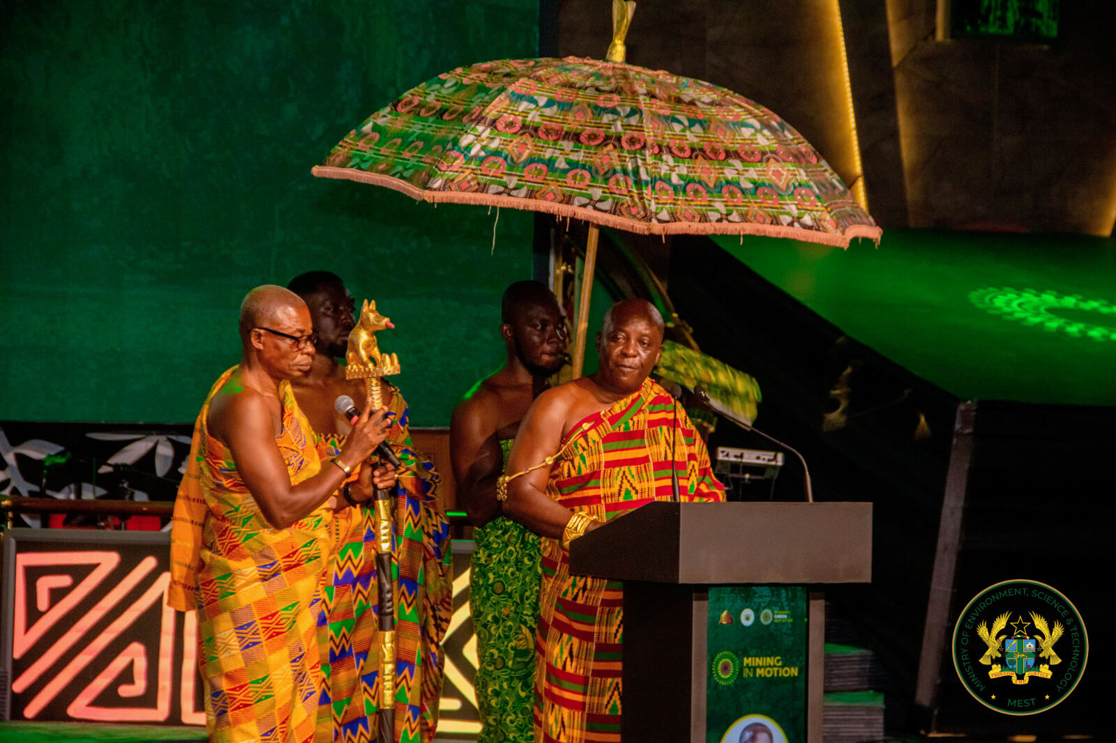 Traditional leaders at the Mining in Motion Conference 2026.