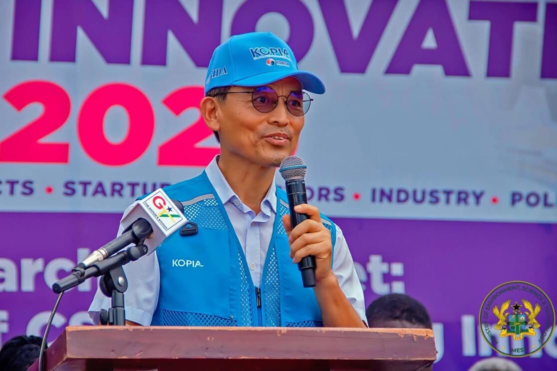 A speaker addresses participants at the CSIR Innovation Fair 2026.