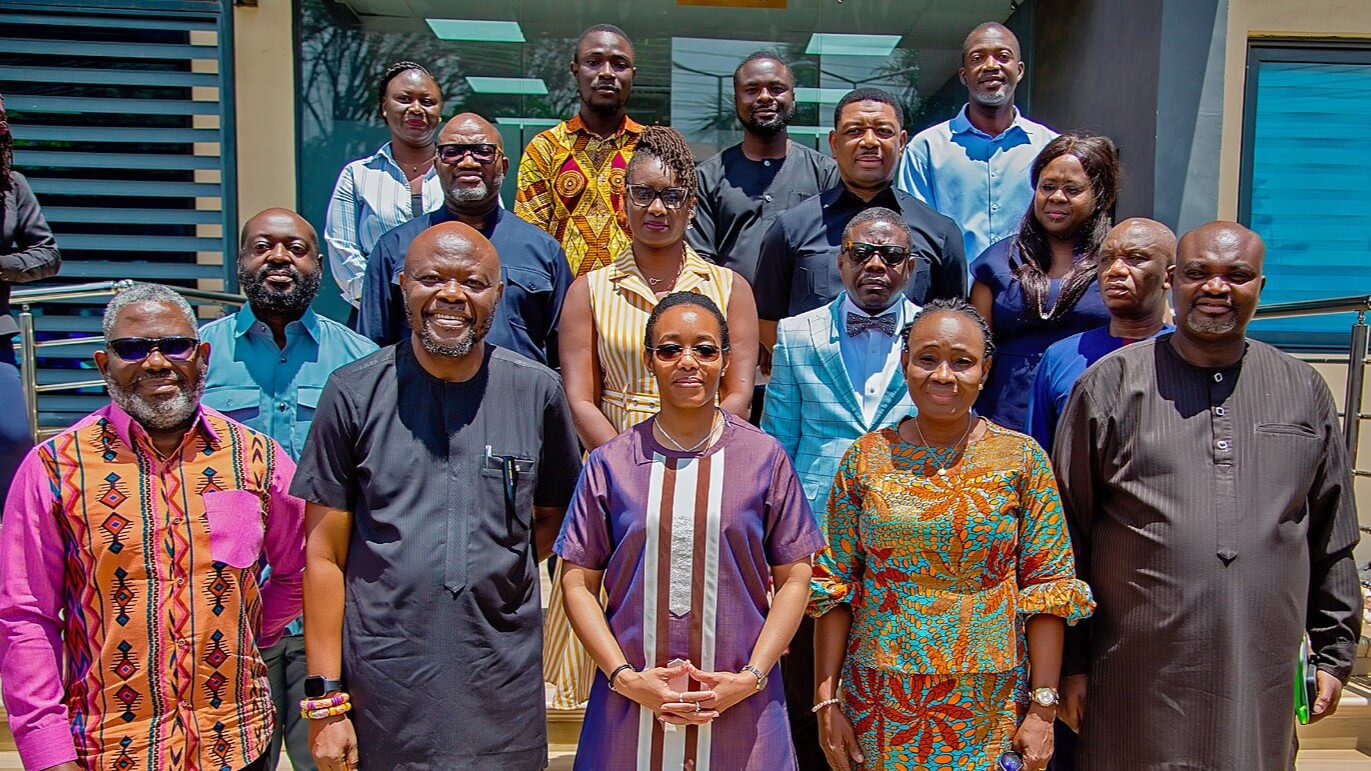 Hon. Dr Zanetor Agyeman-Rawlings together with management and staff of MEST & EWaste.
