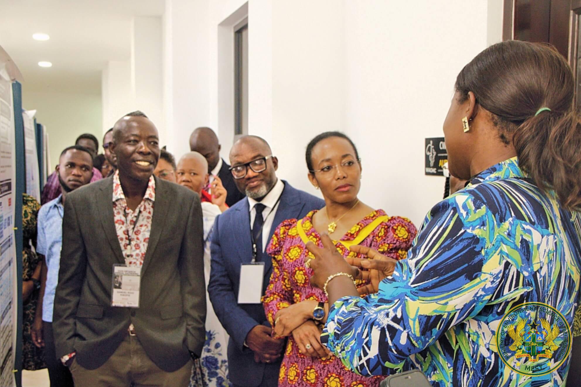 The Minister tours the exhibition at the 2026 ORTARChI Conference.
