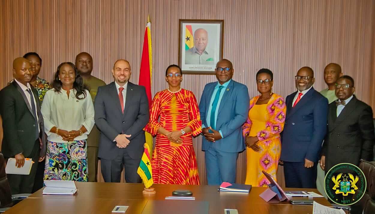 Hon. Dr. Zanetor Agyeman-Rawlings with the Palestinian delegation