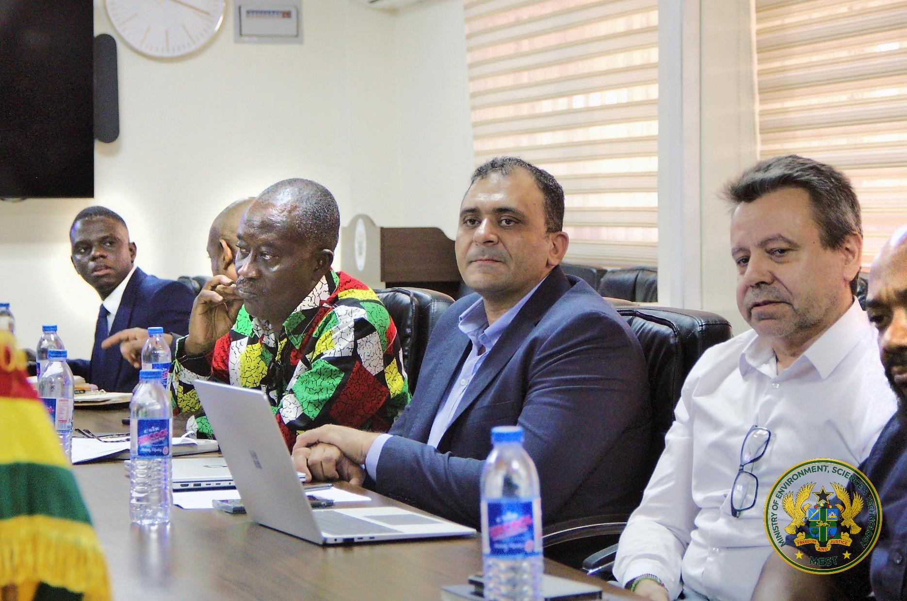 Industry representatives during the meeting with the Minister.