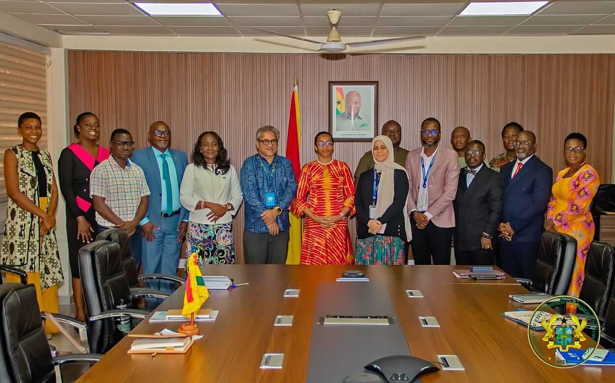 Hon. Dr. Zanetor Agyeman-Rawlings with the UNDP delegation